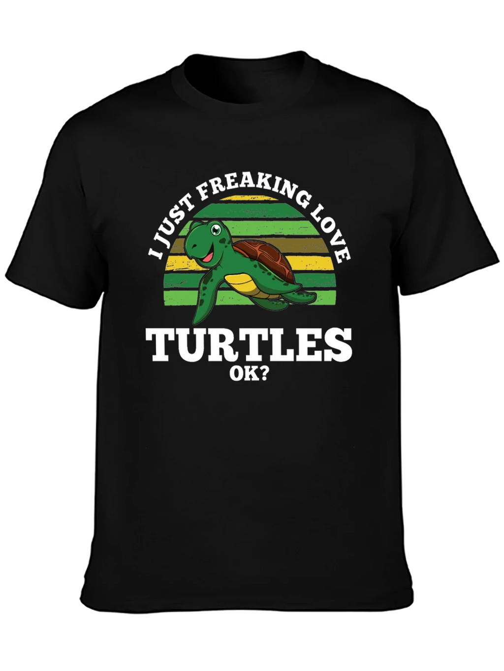I Just Freaking Love Turtles Graphic T-Shirt product image 6