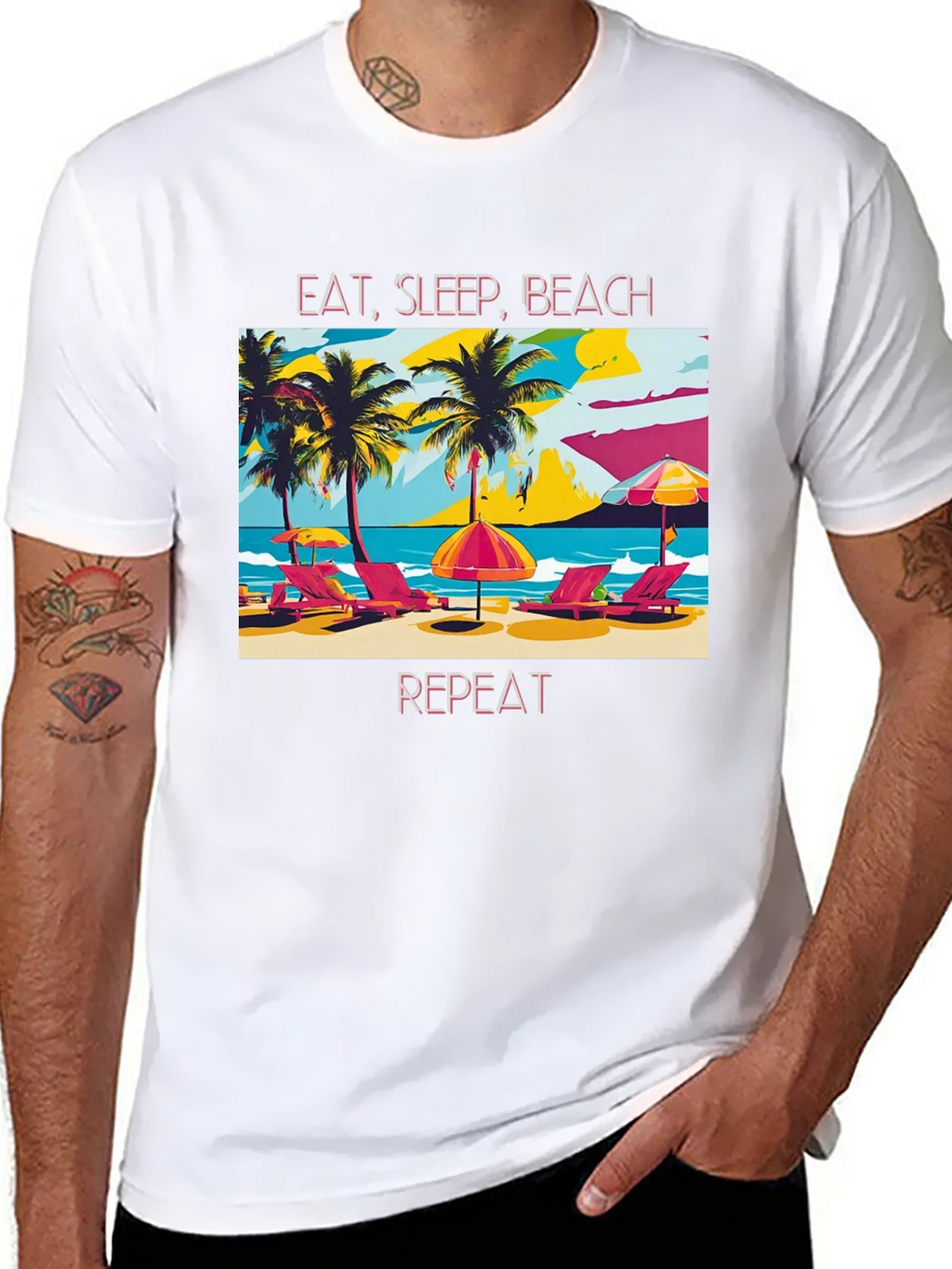 Eat Sleep Beach Repeat T-Shirt product image 10