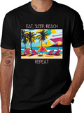 Eat Sleep Beach Repeat T-Shirt product image 1
