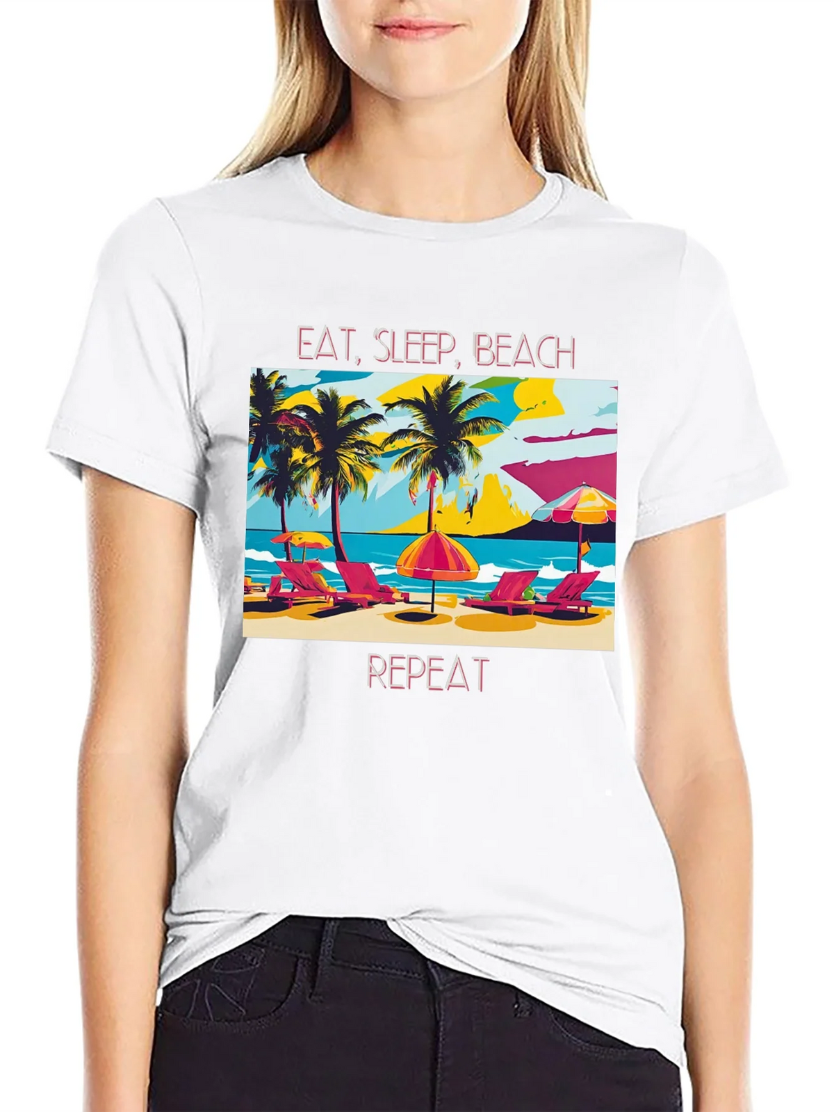 Eat Sleep Beach Repeat T-Shirt product image 11