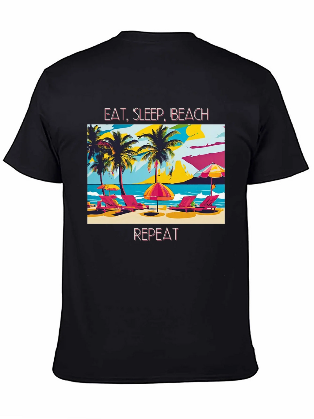 Eat Sleep Beach Repeat T-Shirt product image 7