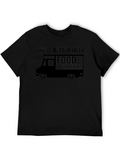 Life is Better With Food Trucks Black T-Shirt product image 1