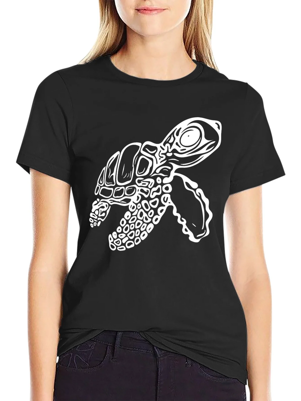 Turtle Graphic Tee - Stylish Black T-Shirt product image 5