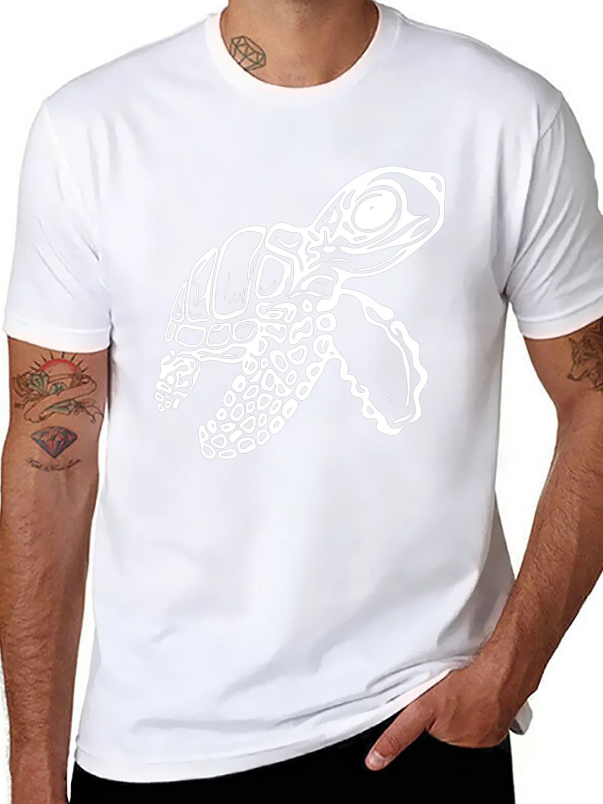 Turtle Graphic Tee - Stylish Black T-Shirt product image 10