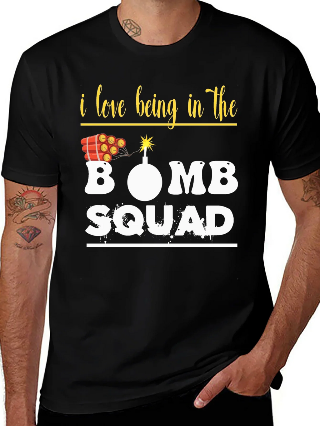 Bomb Squad Graphic Tee - Explosive Humor T-Shirt product image 1