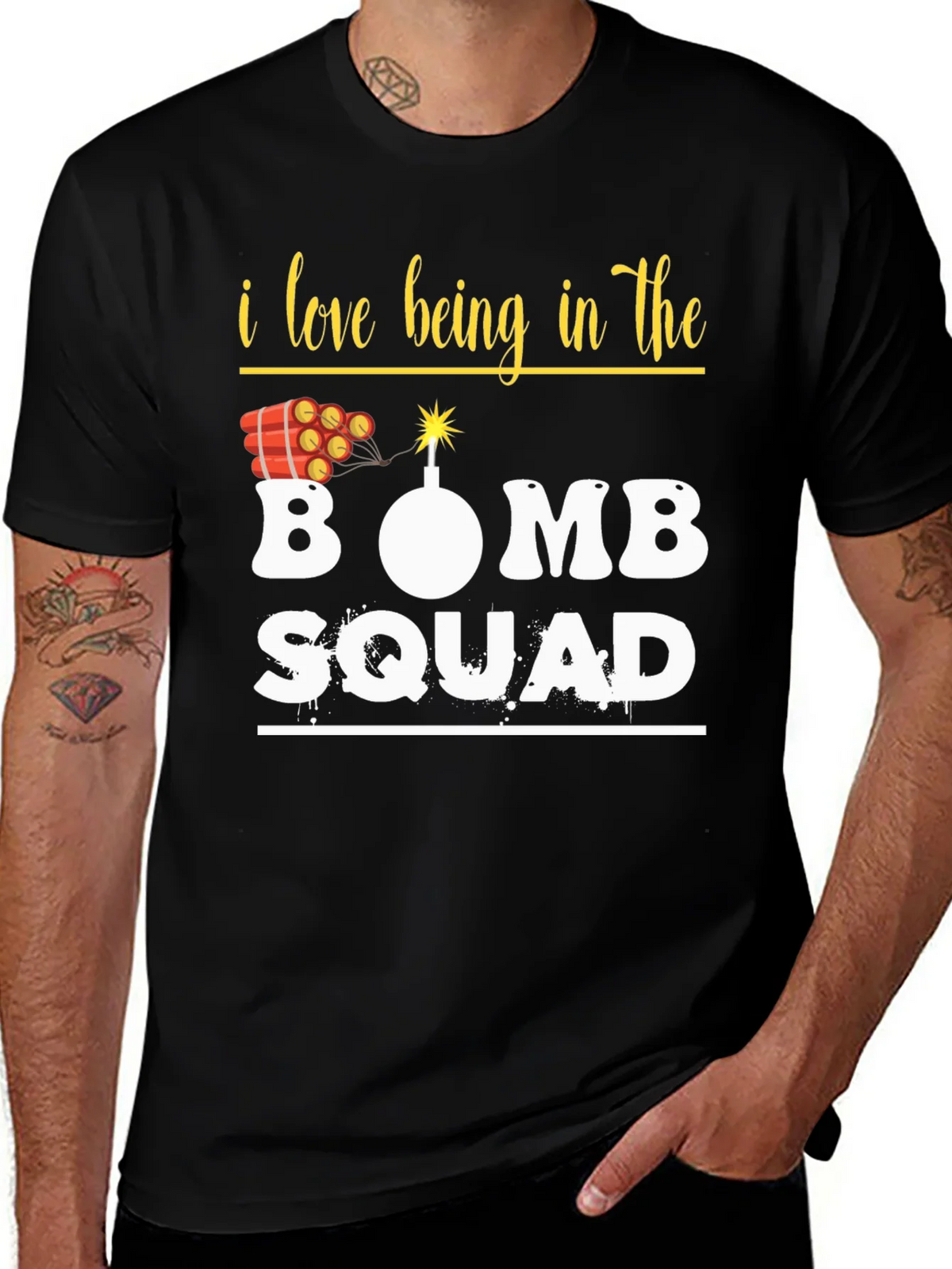 Bomb Squad Graphic Tee - Explosive Humor T-Shirt product image 1