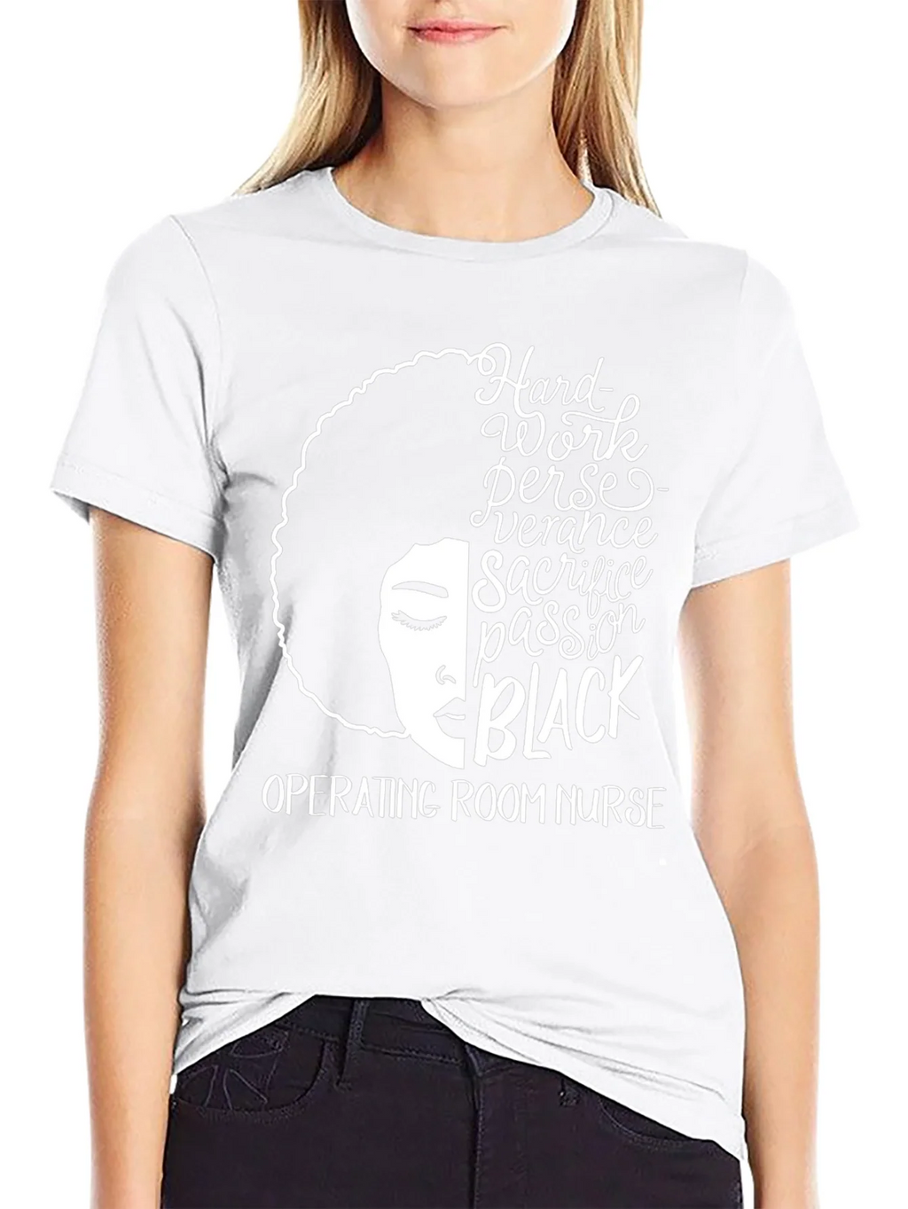Black Operating Room Nurse Graphic T-Shirt product image 11