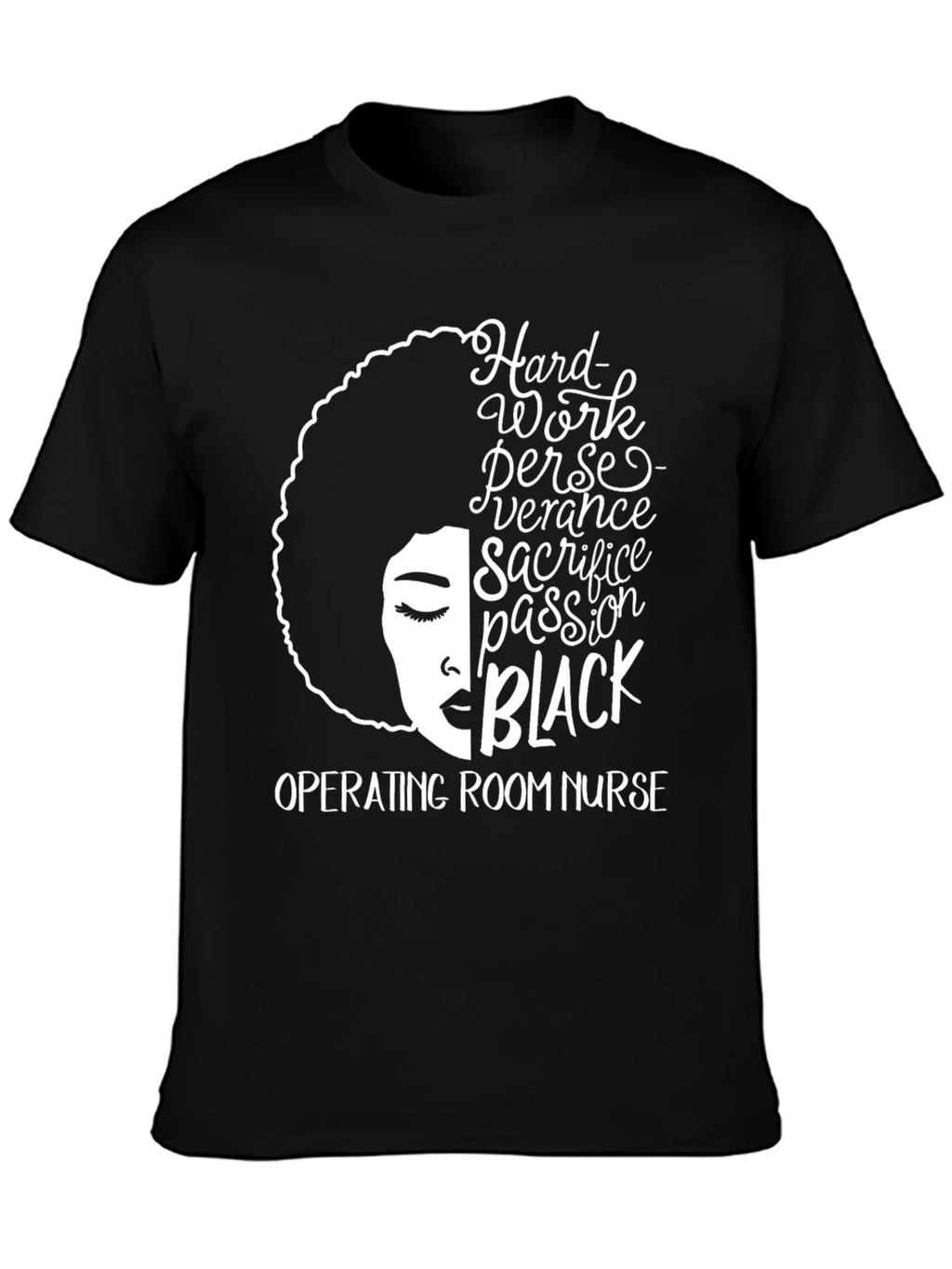 Black Operating Room Nurse Graphic T-Shirt product image 6