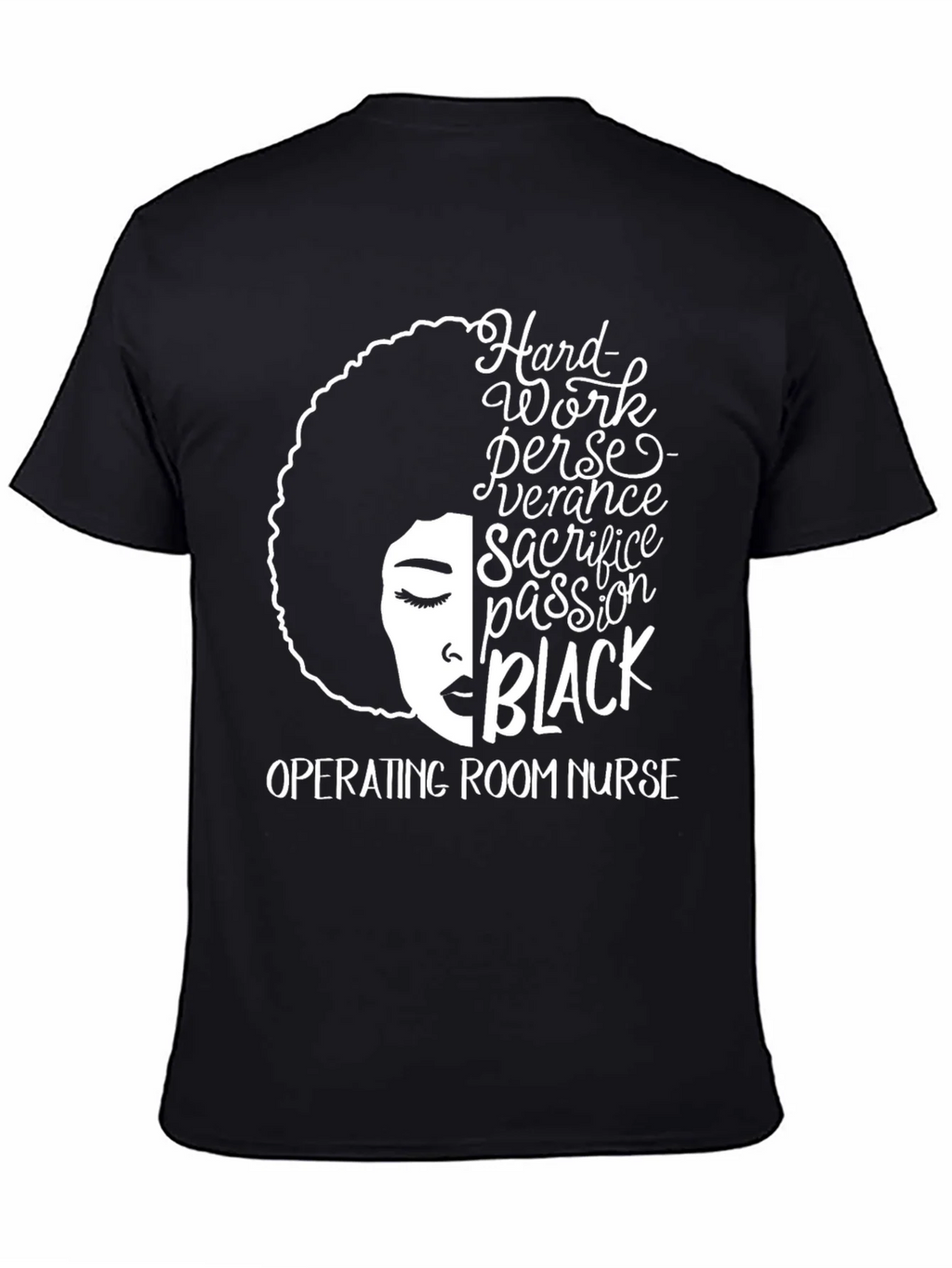 Black Operating Room Nurse Graphic T-Shirt product image 7