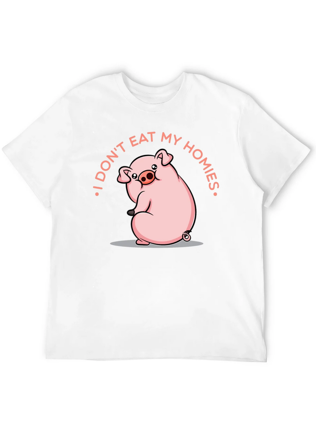 I Dont Eat My Homies Pig T-Shirt product image 3