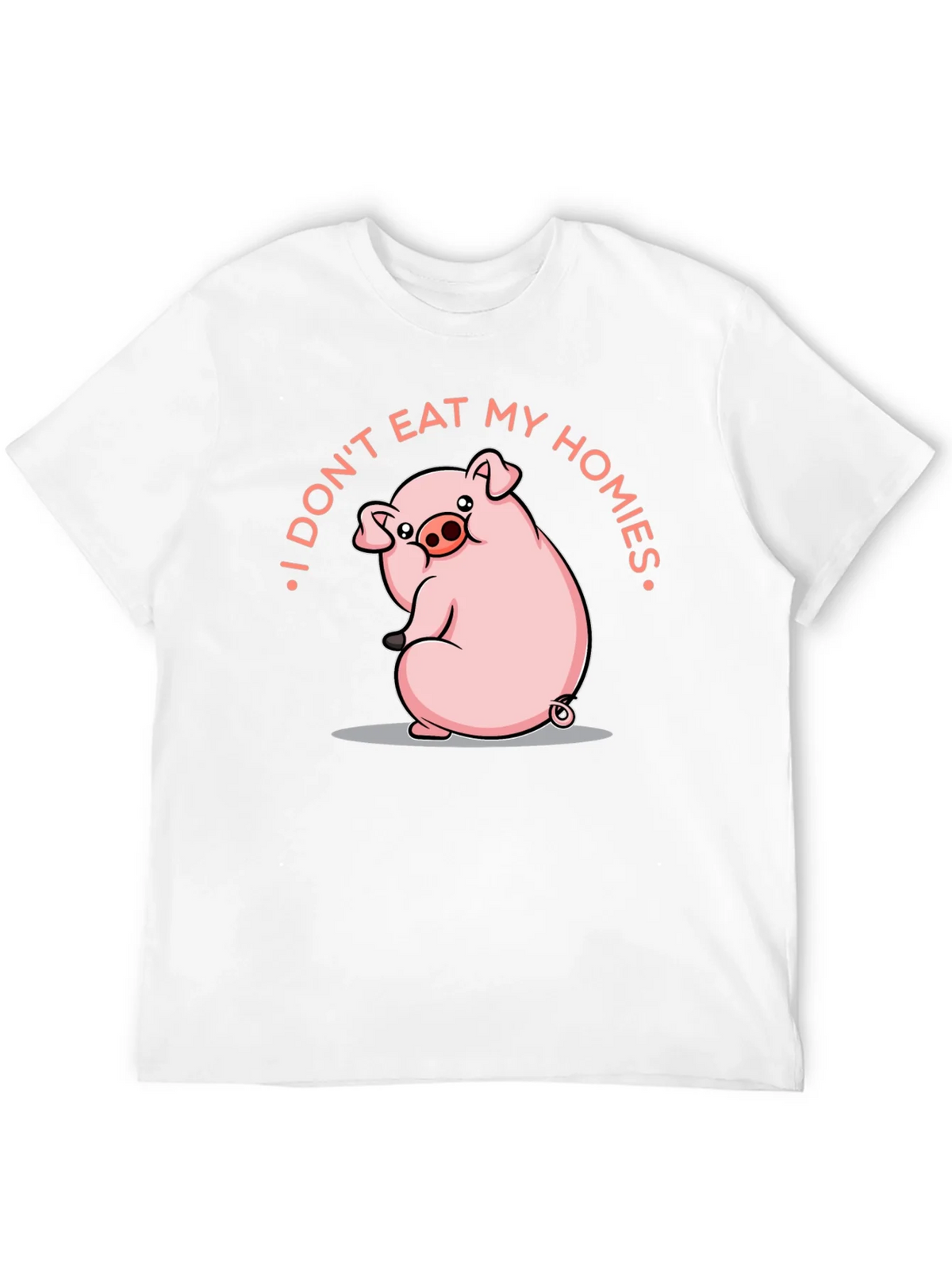 I Dont Eat My Homies Pig T-Shirt product image 3
