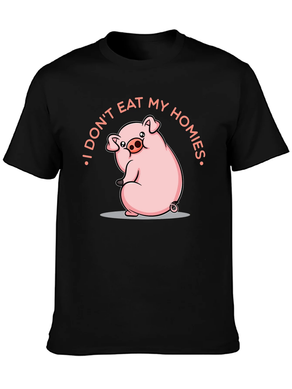 I Dont Eat My Homies Pig T-Shirt product image 6