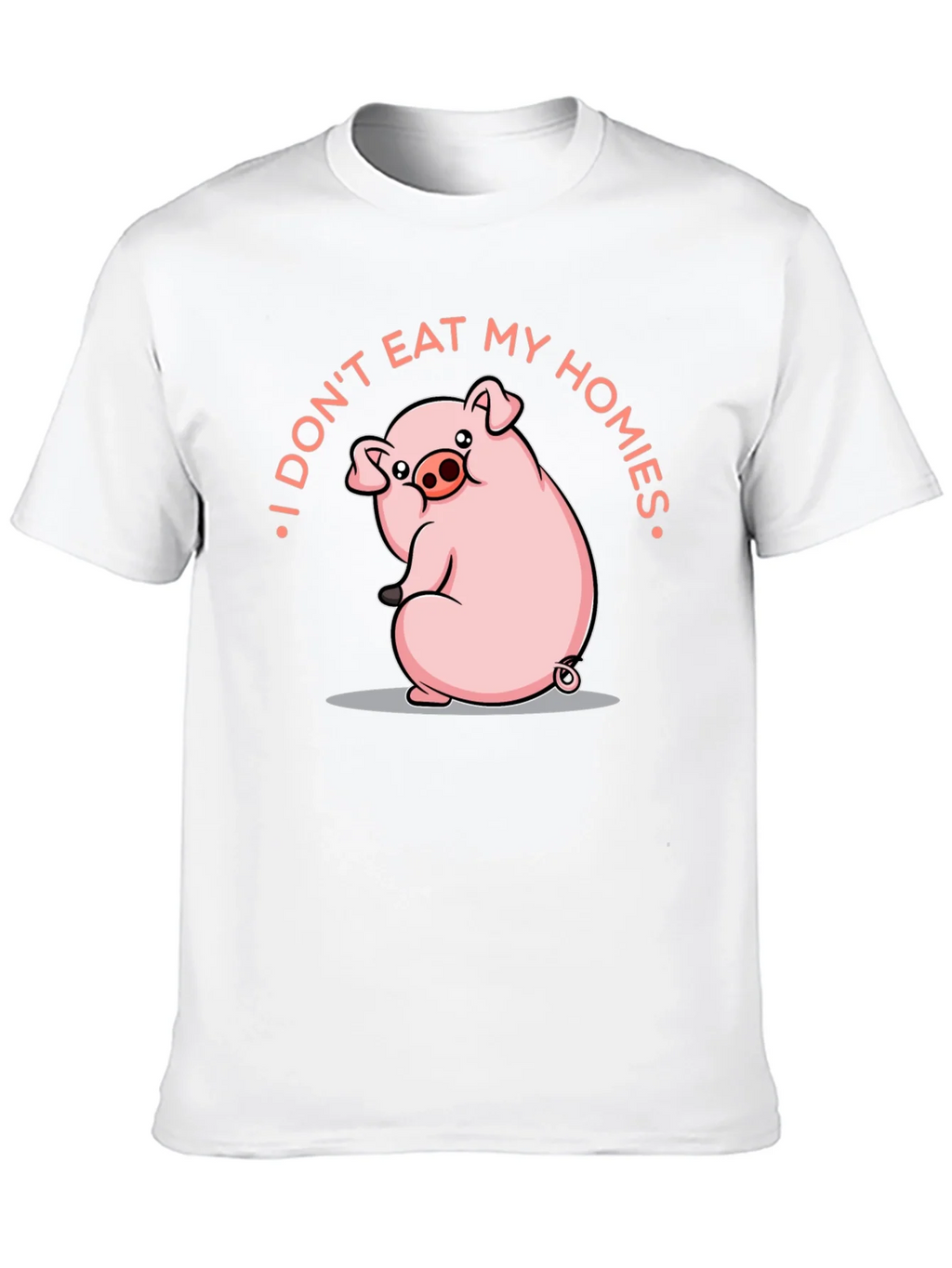I Dont Eat My Homies Pig T-Shirt product image 12