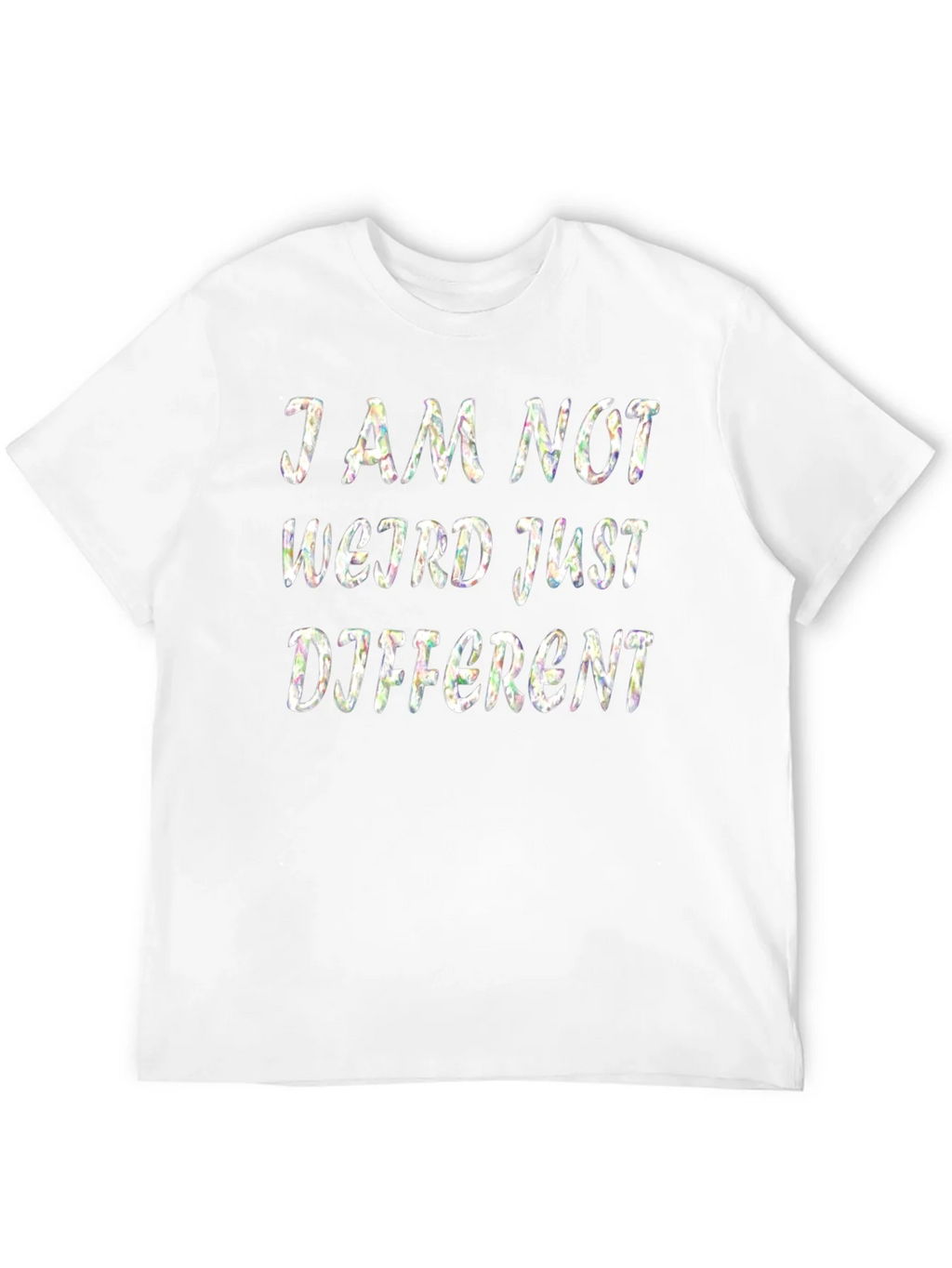 I Am Not Weird Just Different Black T-Shirt product image 3