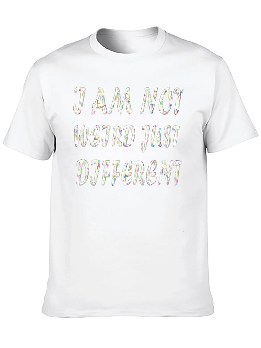 I Am Not Weird Just Different Black T-Shirt product image 9