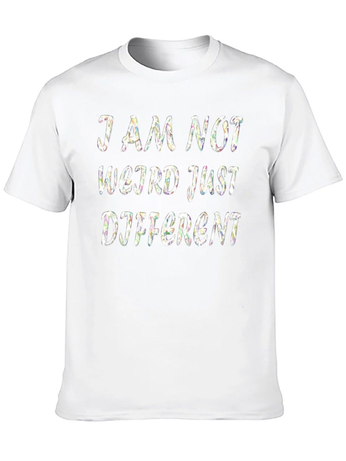 I Am Not Weird Just Different Black T-Shirt product image 9