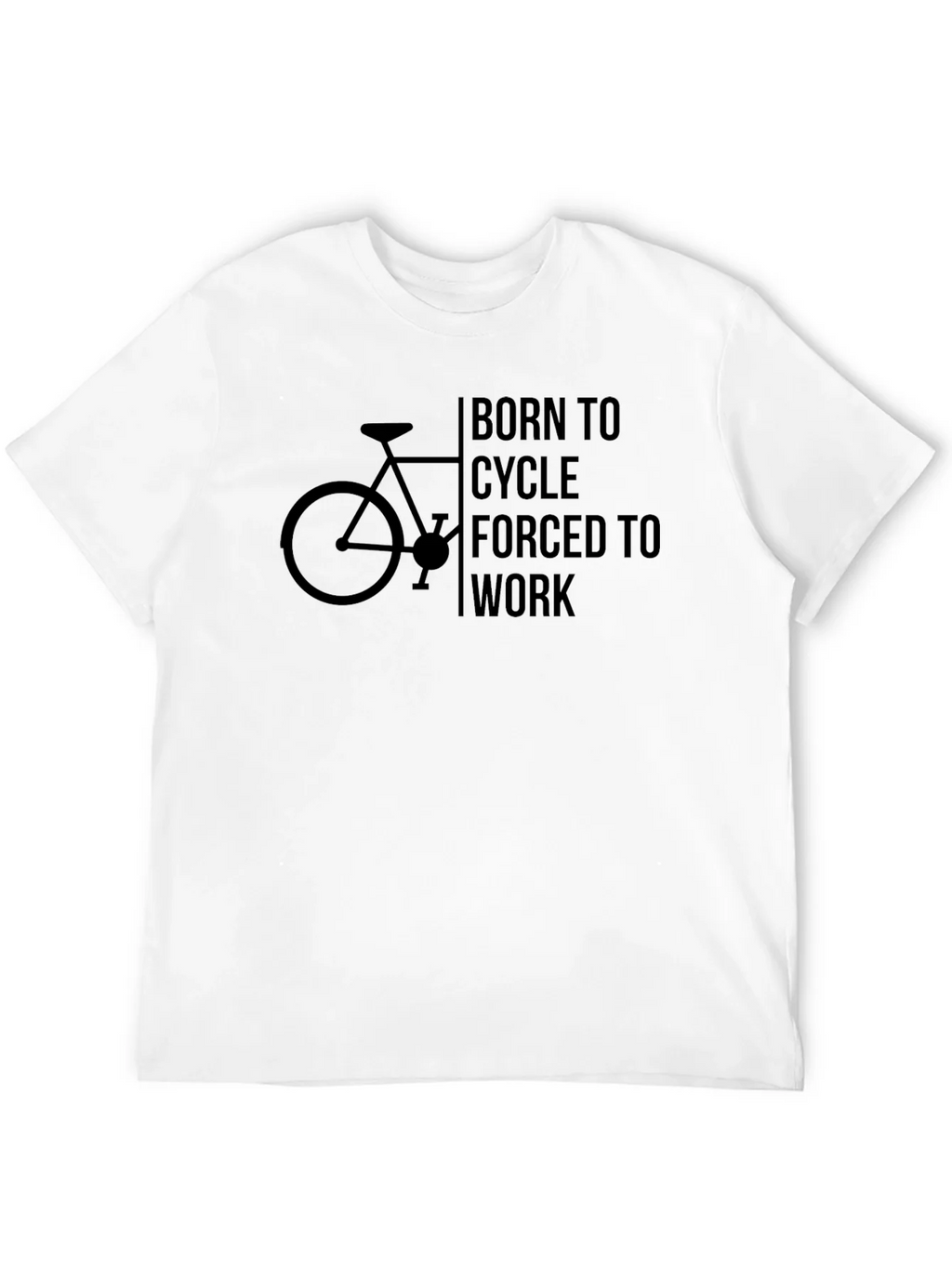 Born to Cycle T-Shirt - Black Cotton Blend product image 3