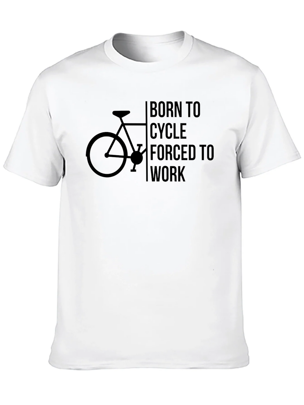 Born to Cycle T-Shirt - Black Cotton Blend product image 12