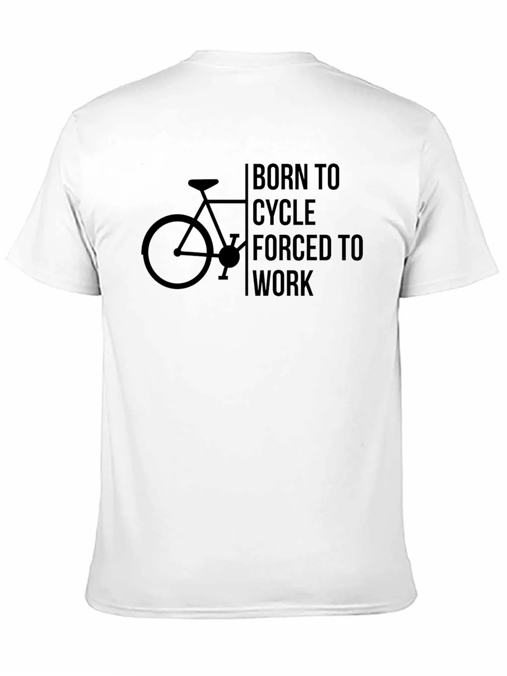 Born to Cycle T-Shirt - Black Cotton Blend product image 2