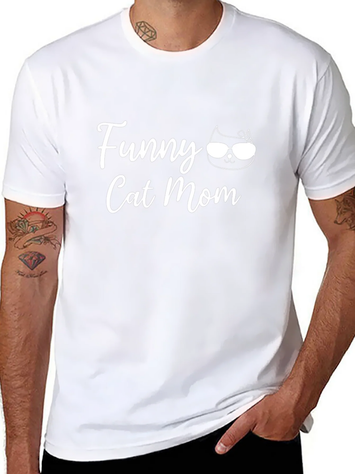 Funny Cat Mom Graphic T-Shirt product image 10