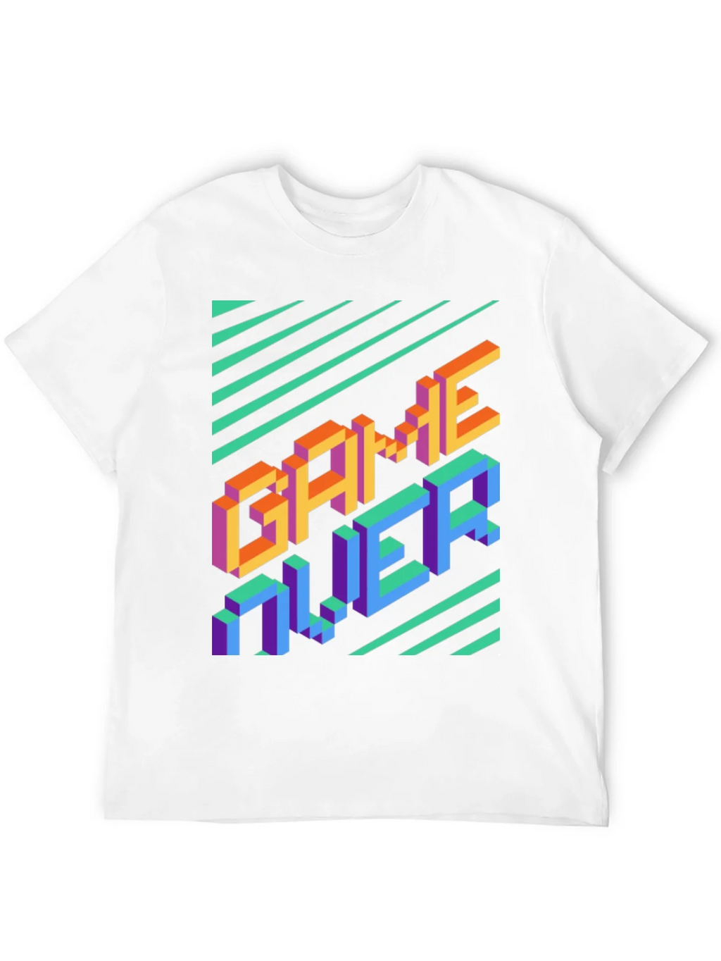 Game Over Pixel Art T-Shirt - Gamer Style product image 3