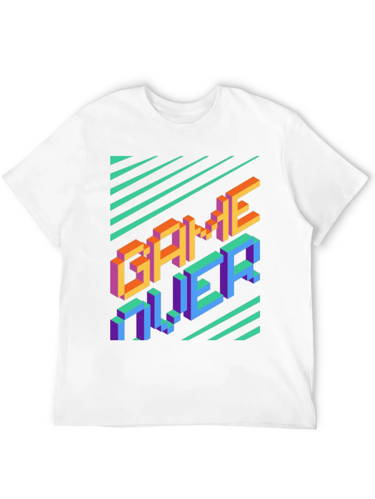 Game Over Pixel Art T-Shirt - Gamer Style product image 3