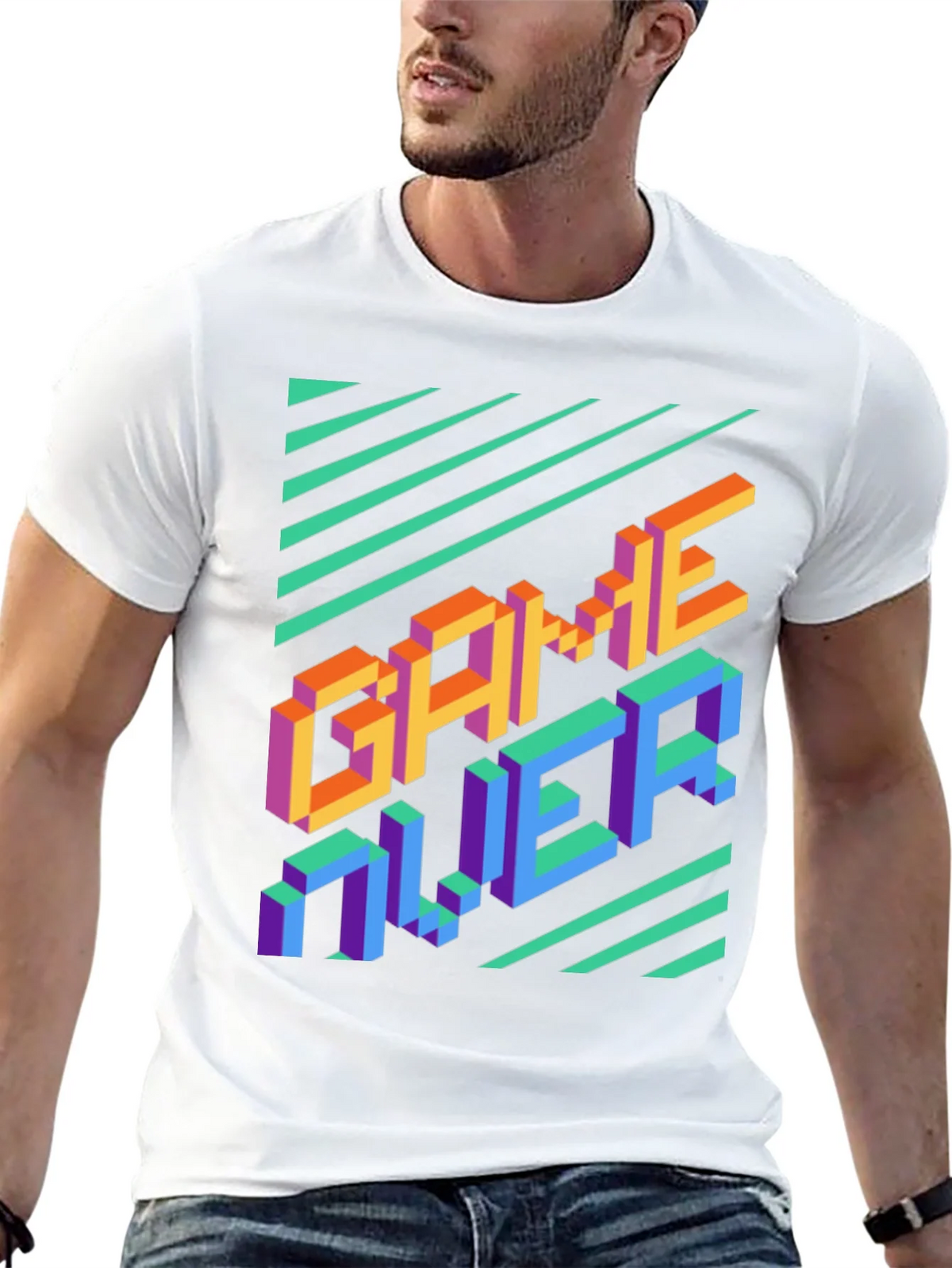 Game Over Pixel Art T-Shirt - Gamer Style product image 4