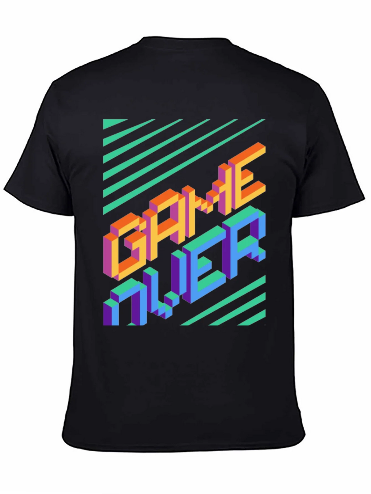 Game Over Pixel Art T-Shirt - Gamer Style product image 7