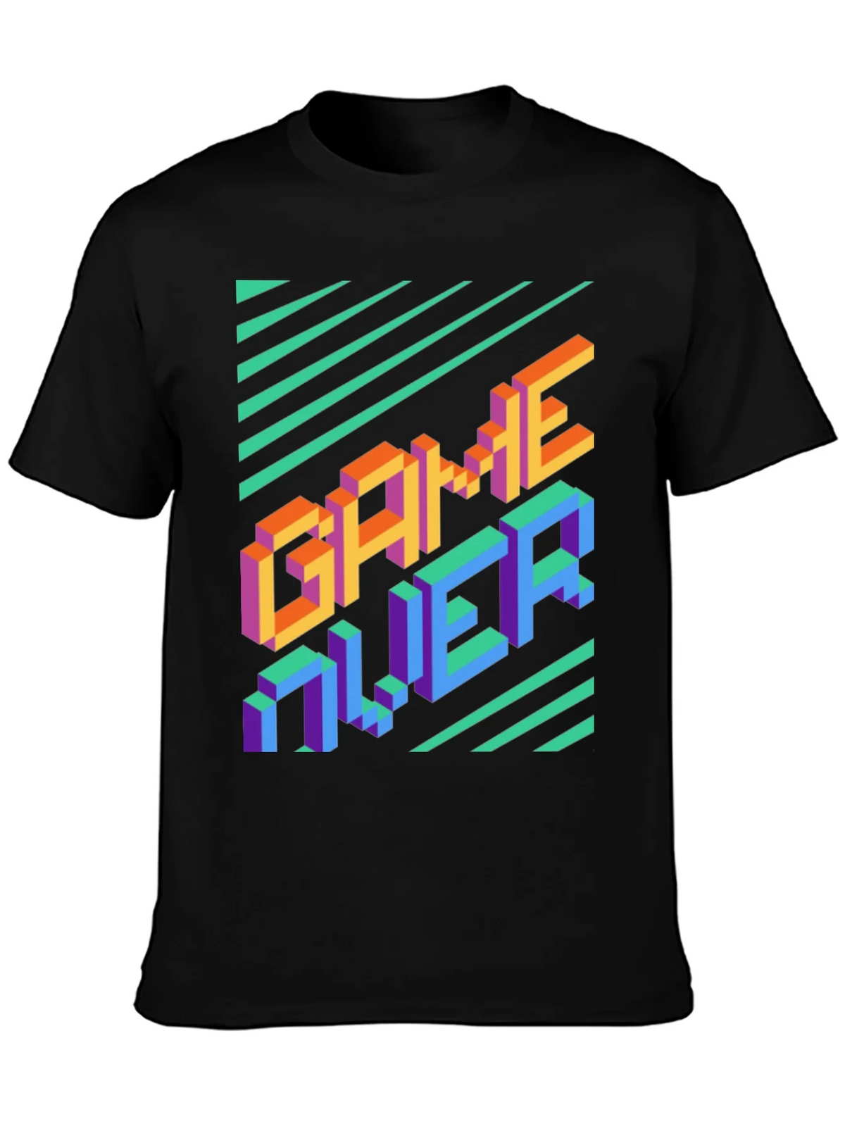 Game Over Pixel Art T-Shirt - Gamer Style product image 6