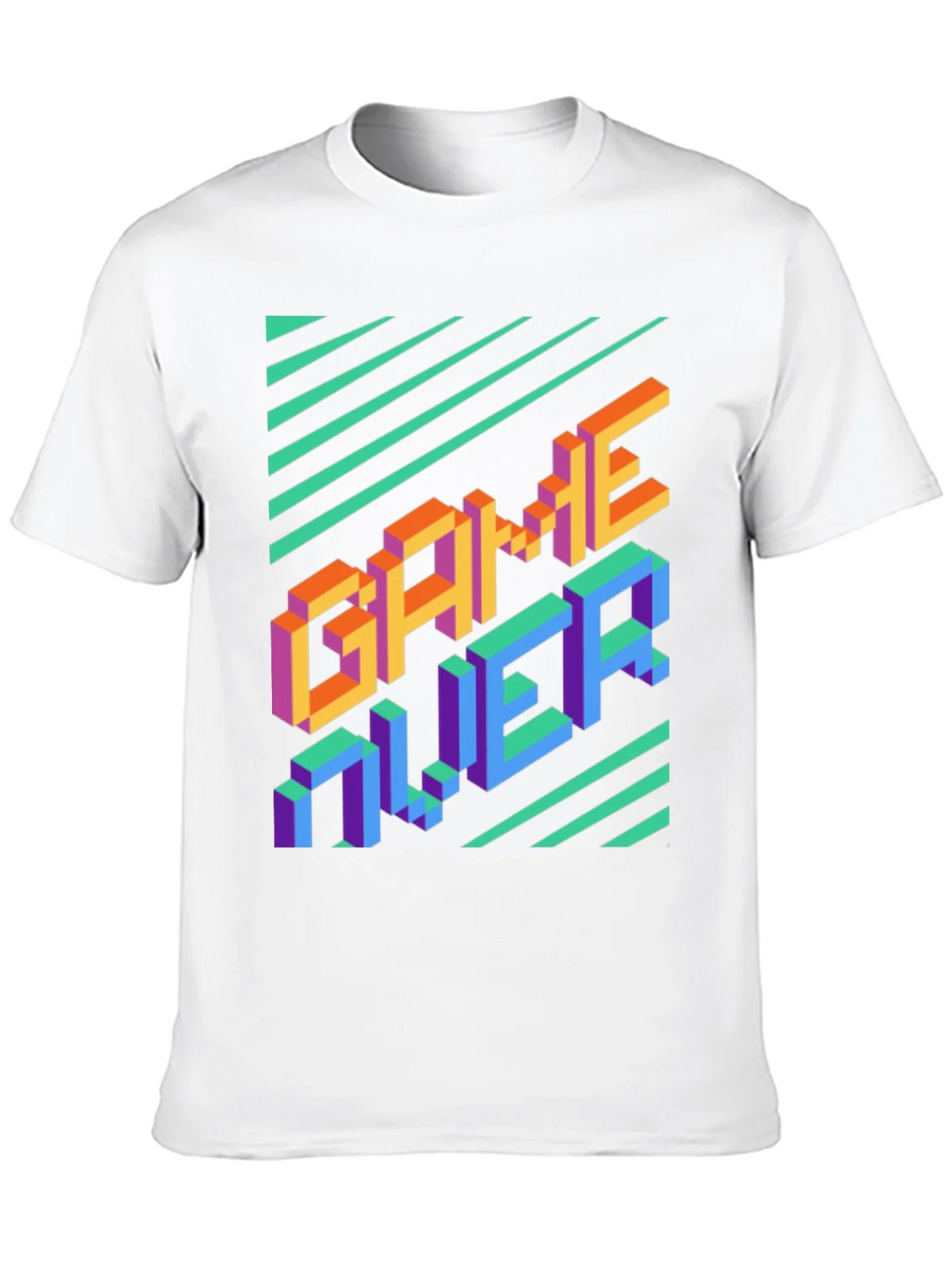 Game Over Pixel Art T-Shirt - Gamer Style product image 12