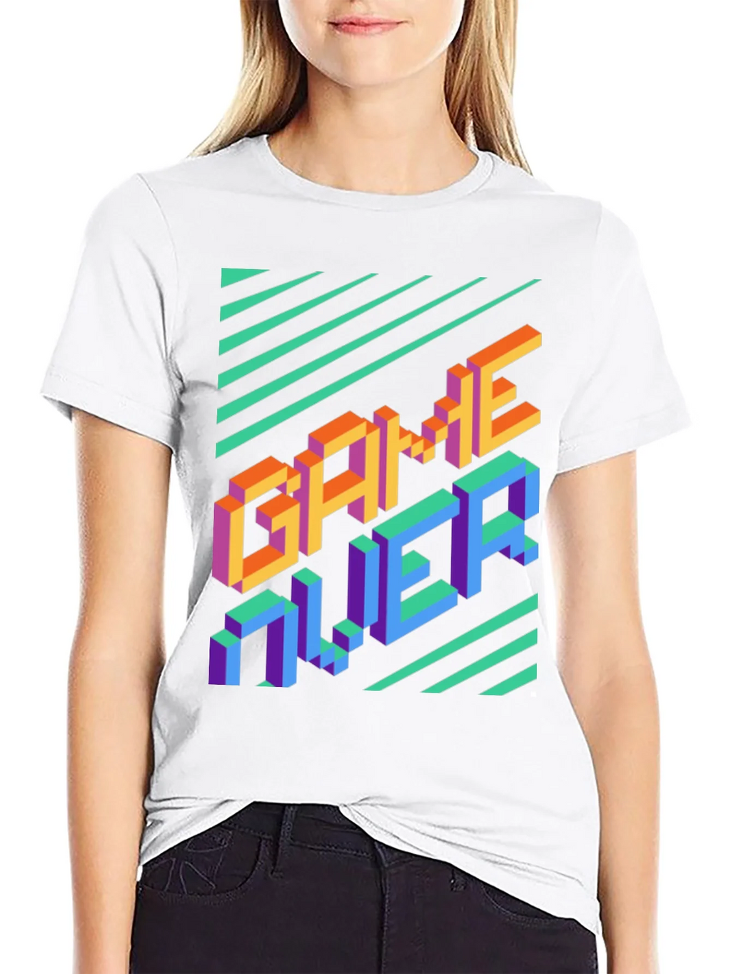 Game Over Pixel Art T-Shirt - Gamer Style product image 11