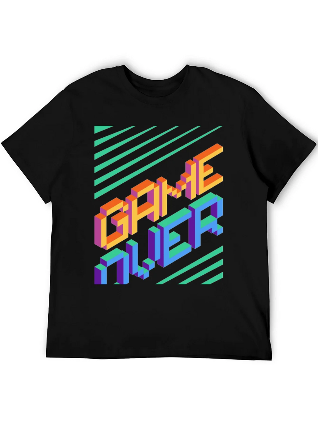 Game Over Pixel Art T-Shirt - Gamer Style product image 8