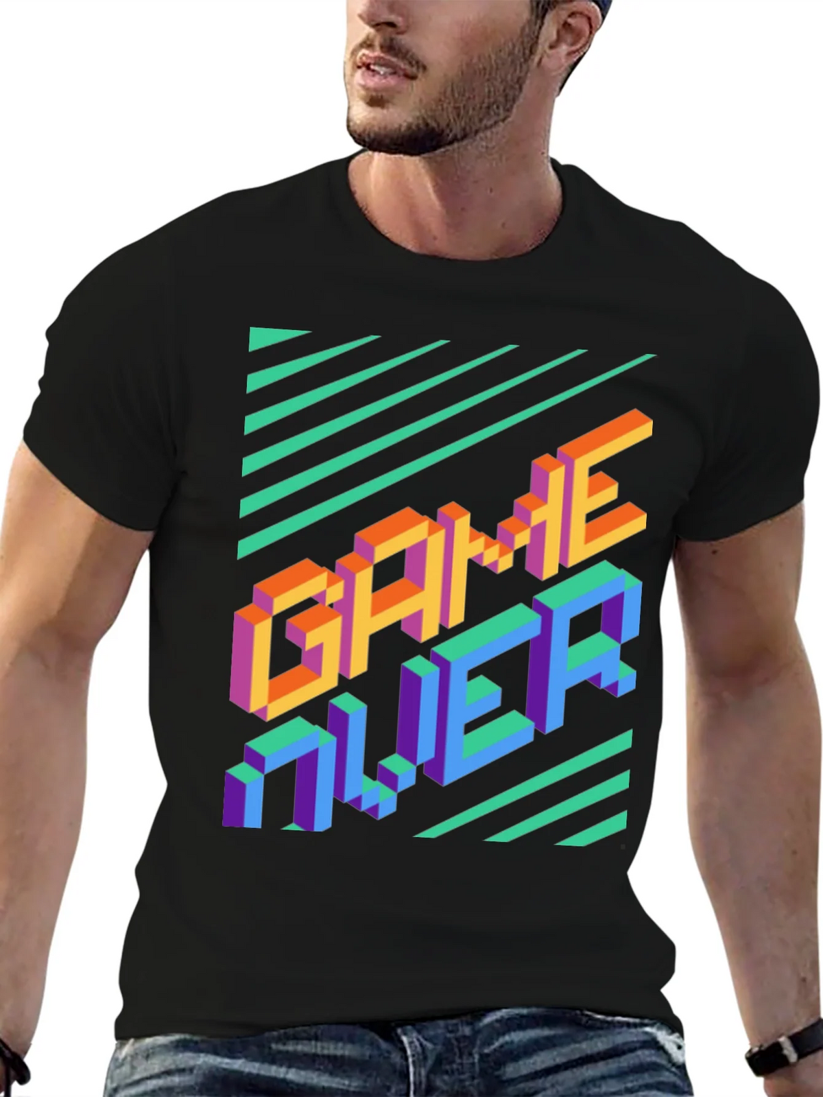 Game Over Pixel Art T-Shirt - Gamer Style product image 9