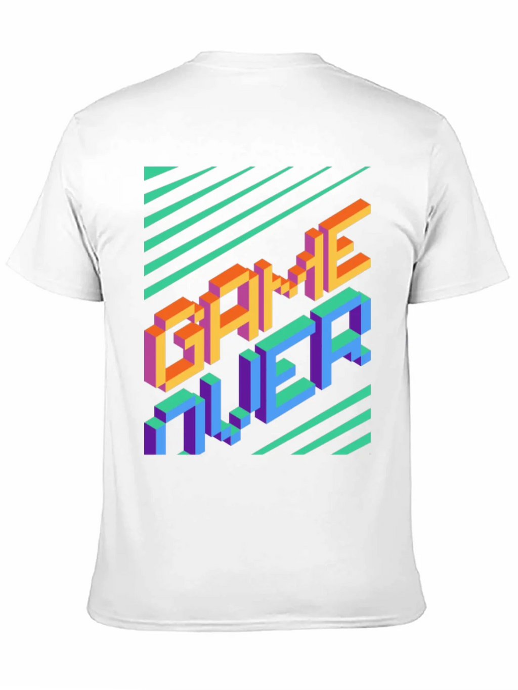 Game Over Pixel Art T-Shirt - Gamer Style product image 2