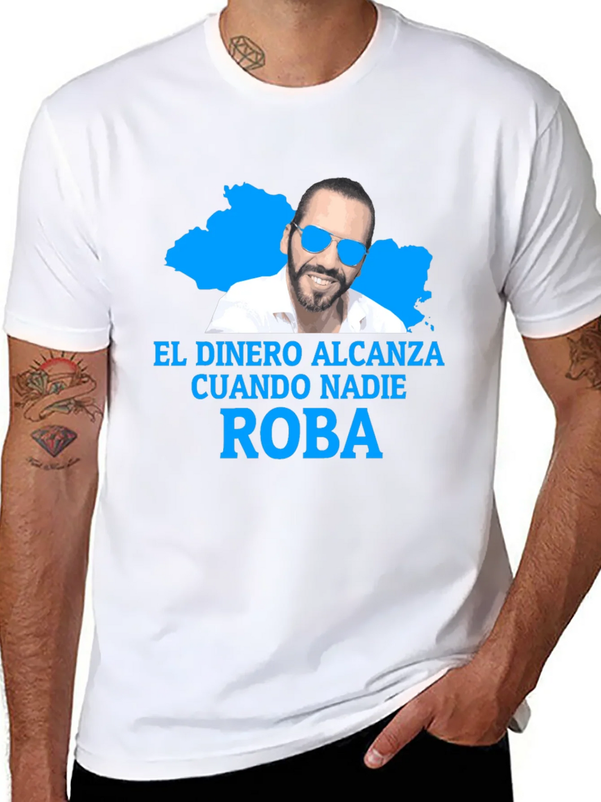 Nayib Bukele No Steal T-Shirt product image 10