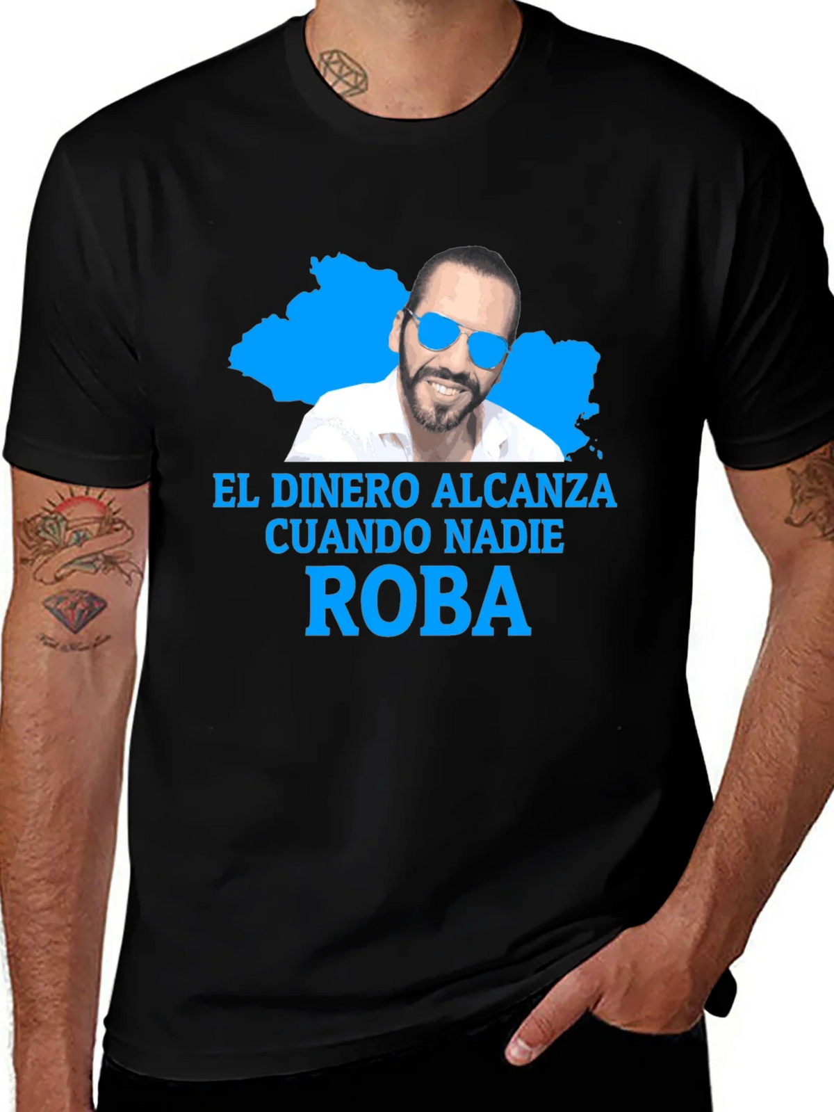 Nayib Bukele No Steal T-Shirt product image 1
