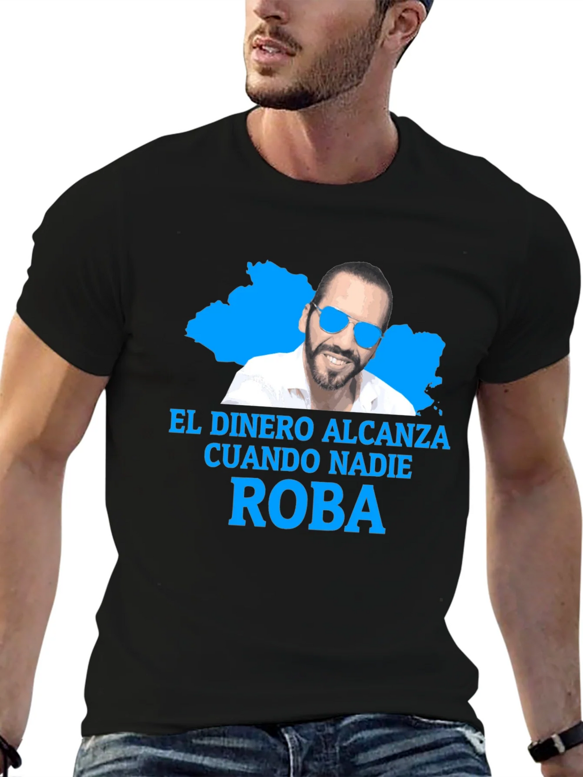 Nayib Bukele No Steal T-Shirt product image 9