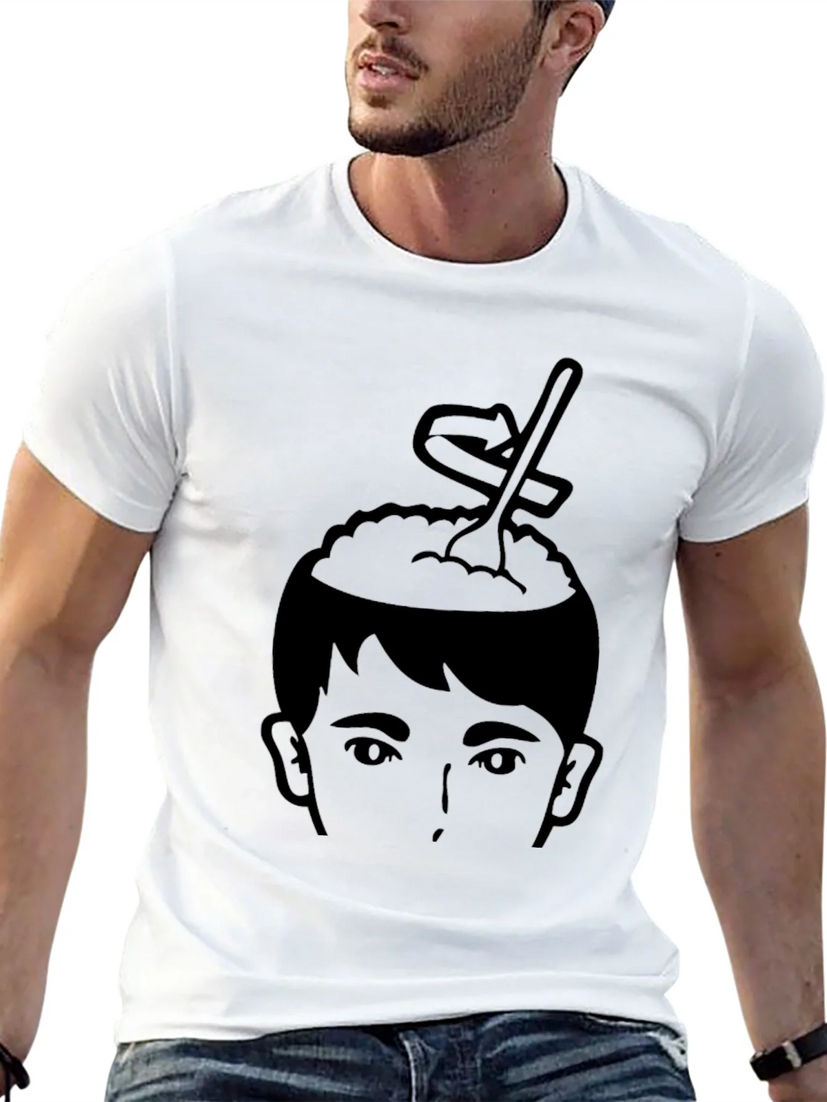 Brain Food Graphic Tee - Creative Mind T-Shirt product image 4