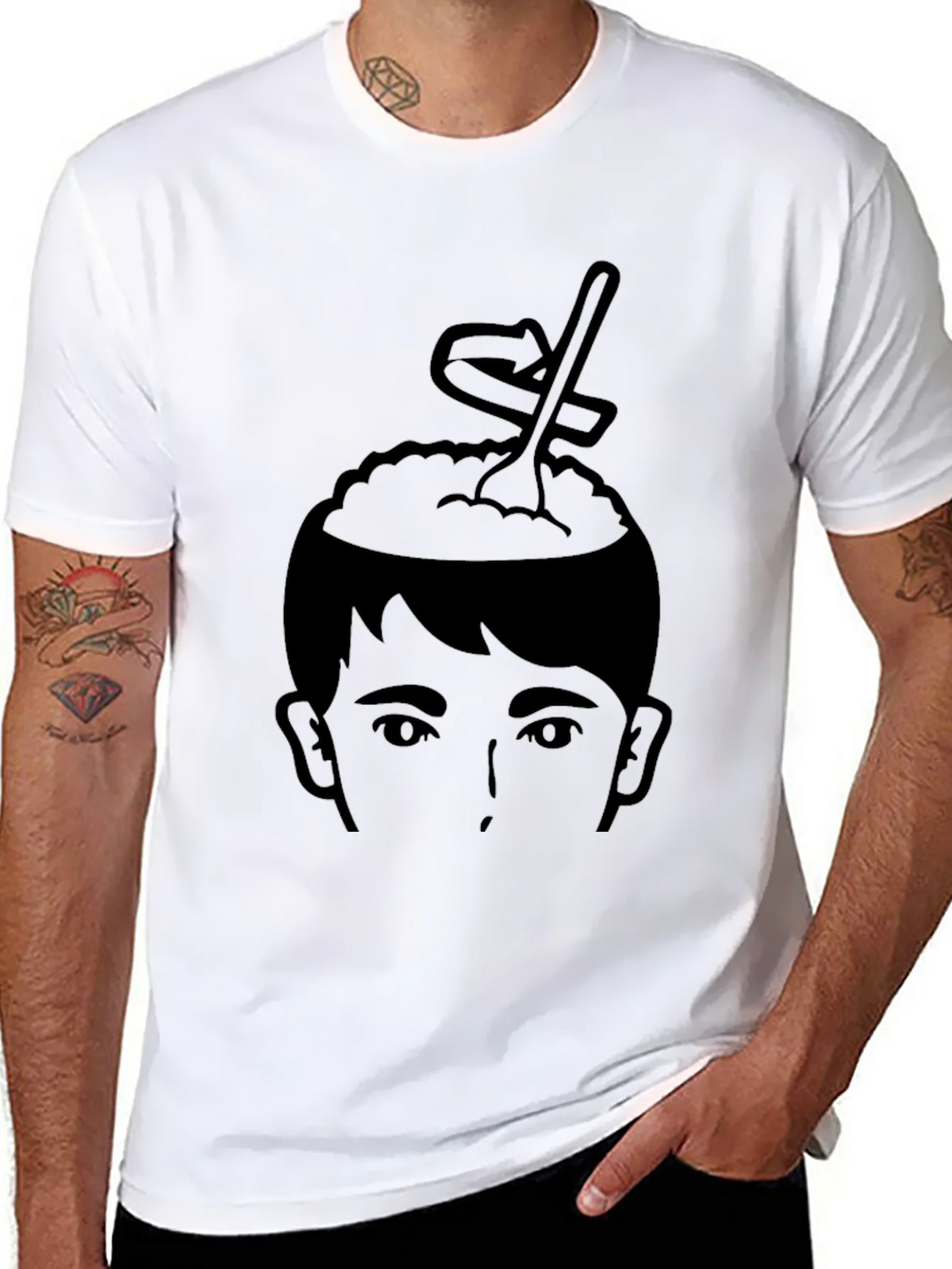 Brain Food Graphic Tee - Creative Mind T-Shirt product image 10