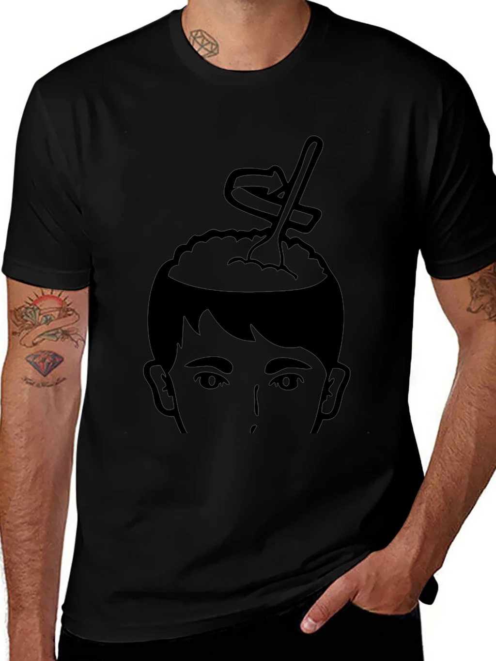 Brain Food Graphic Tee - Creative Mind T-Shirt product image 1