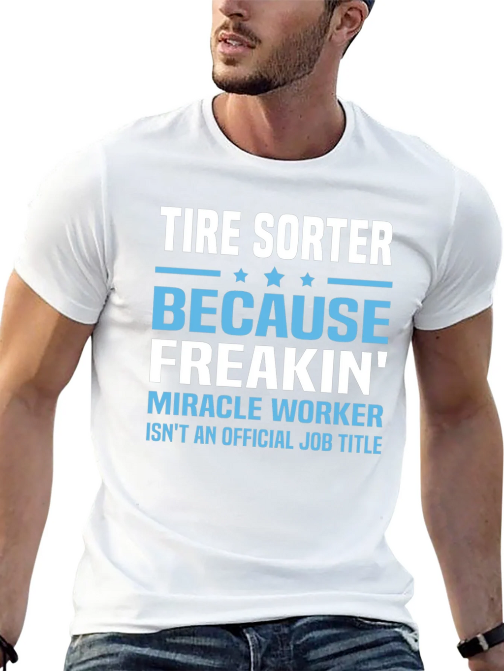 Tire Sorter Funny Job Title T-Shirt product image 4