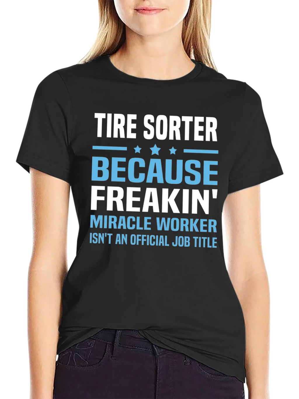Tire Sorter Funny Job Title T-Shirt product image 5