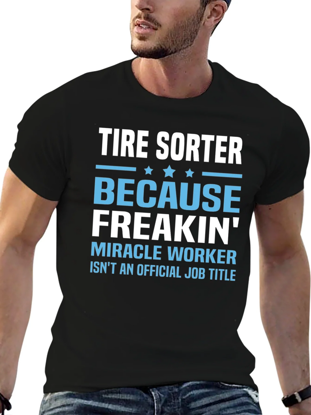Tire Sorter Funny Job Title T-Shirt product image 9