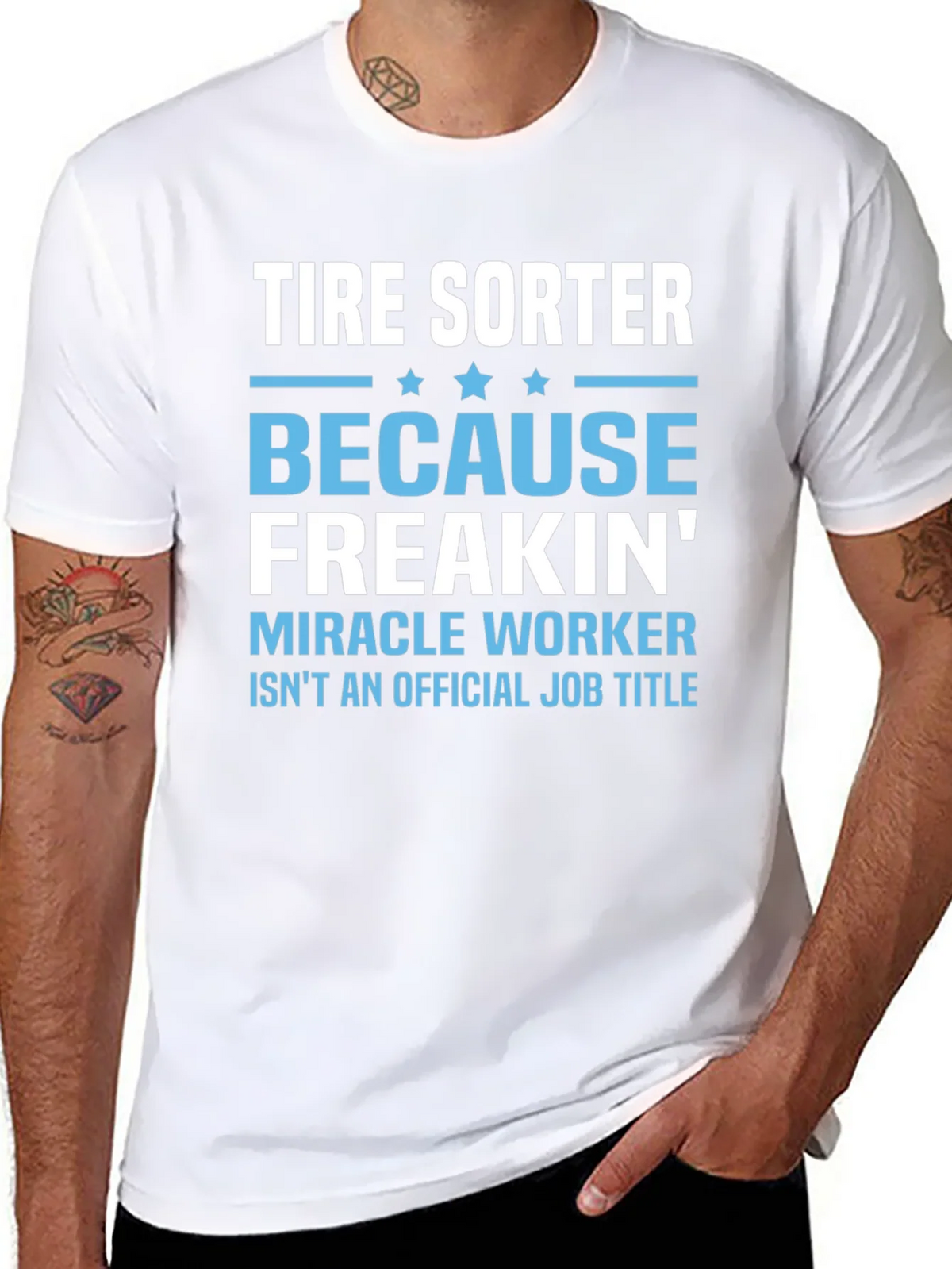 Tire Sorter Funny Job Title T-Shirt product image 10