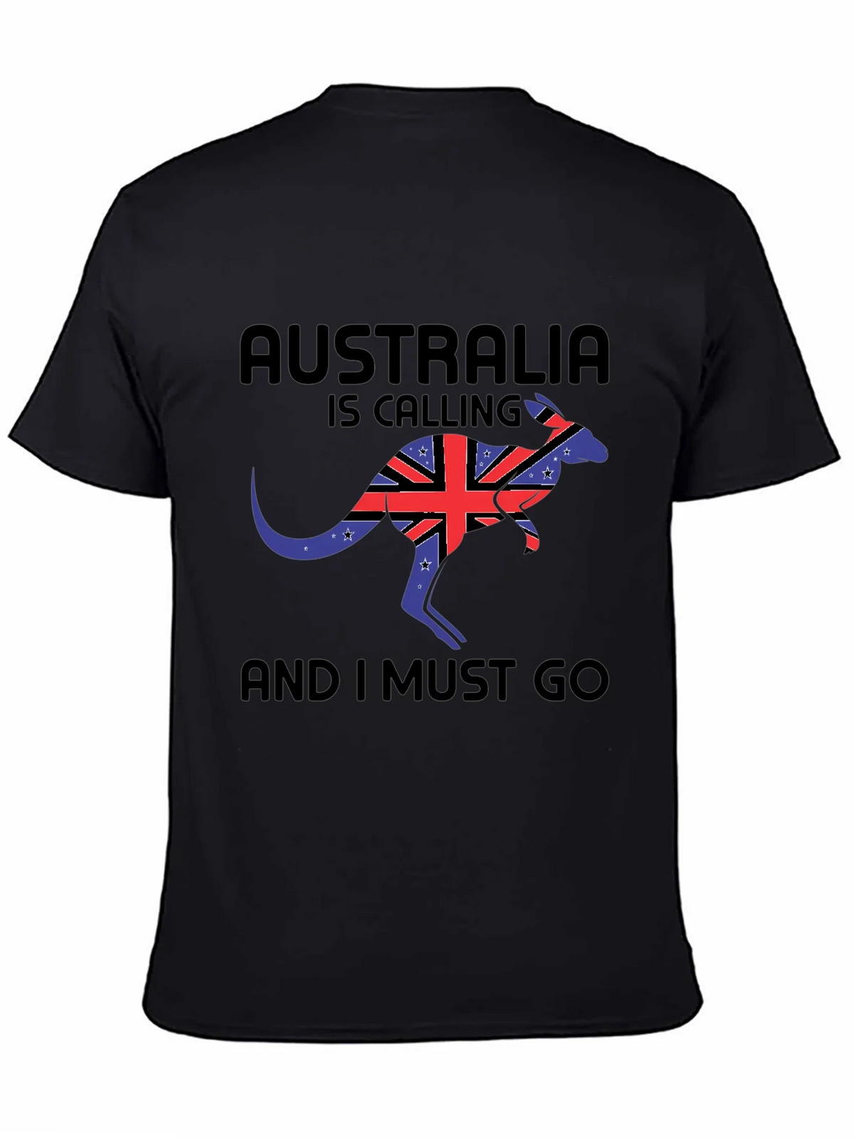Australia Calling Black T-Shirt product image 7