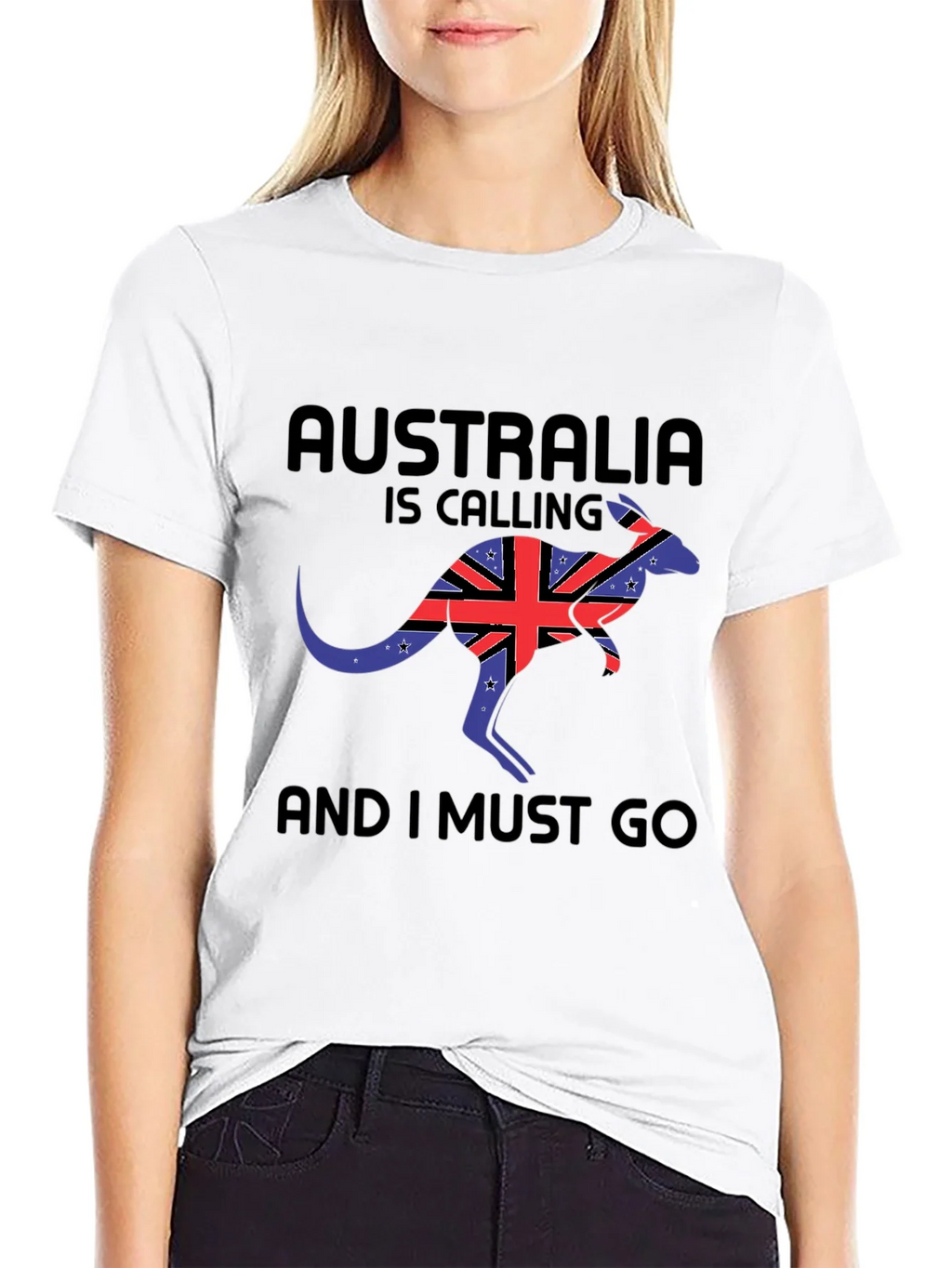 Australia Calling Black T-Shirt product image 11
