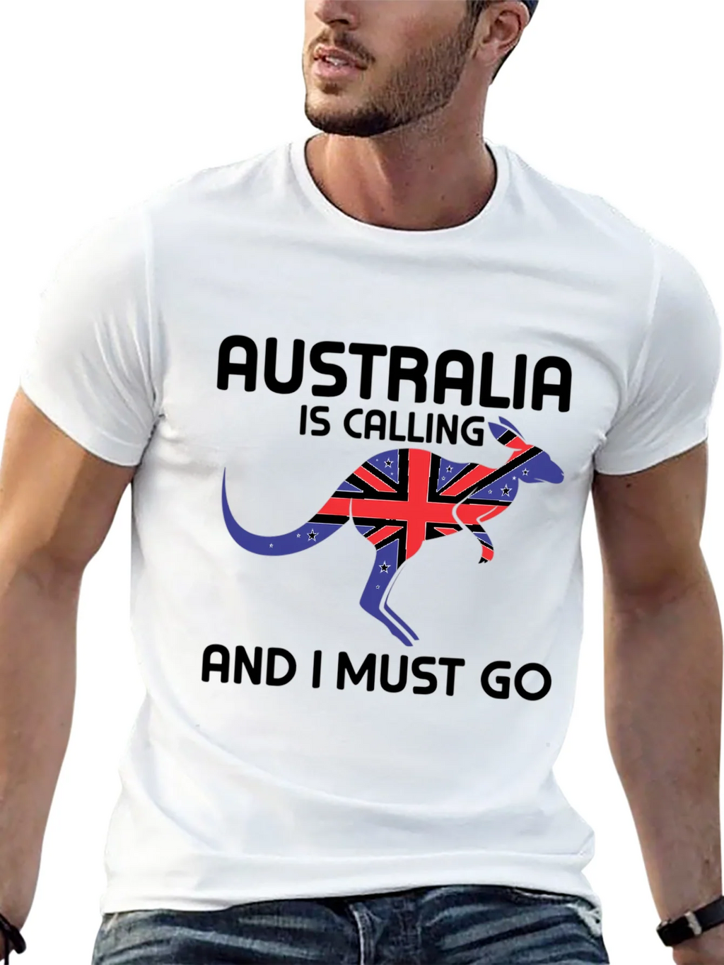 Australia Calling Black T-Shirt product image 4