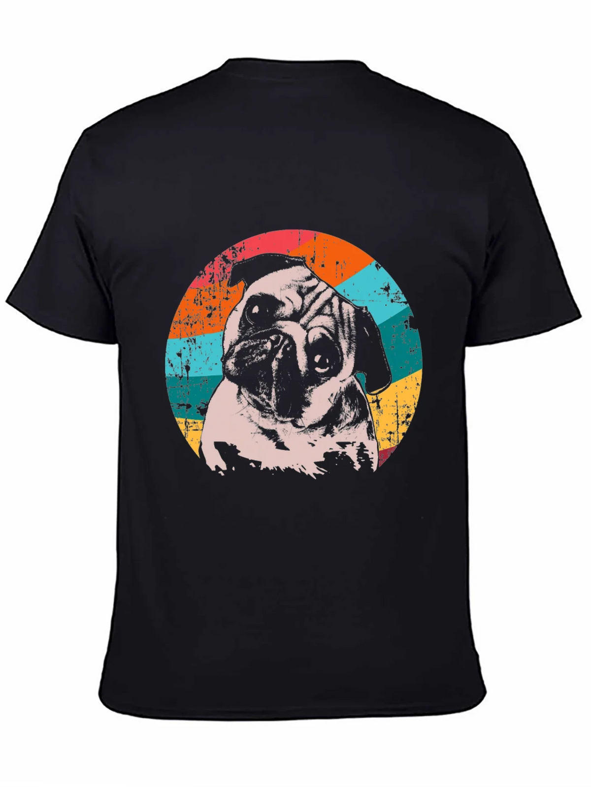 Retro Pug Graphic T-Shirt - Unique Dog Lover Tee product image 7