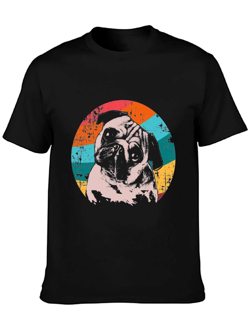 Retro Pug Graphic T-Shirt - Unique Dog Lover Tee product image 6