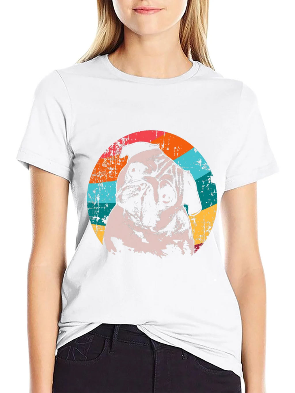 Retro Pug Graphic T-Shirt - Unique Dog Lover Tee product image 11